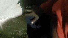 Black beauty gives great head in a verification video part 1