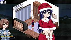 Anime and hentai game with winter theme