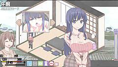 Anime and hentai game with winter theme