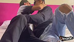 can this brazilian twink handle two cocks in my ass?