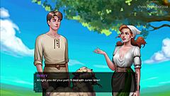 Big boobs Myrtle shows in sexy lingerie, making Boris's cock harder 😏