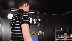 Lady A J Binds And Assfucks Slave In SM School