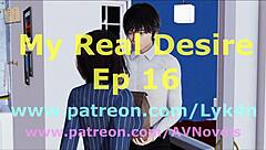 my real desire sixteen features an indian cartoon girl with big tits