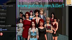 Family story unfolds with small tits in anime style