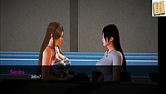Amateur teens in family fun