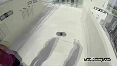 broke teen sucks cock at payphone in public pov