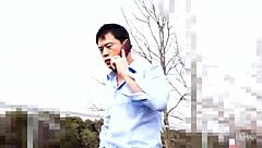 Eri Mizumoto gives blowjob to ex-husband!