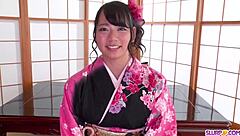 Flawless Kimono Blowjob at Home! So Hot! 🔥
