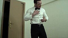 Muscle worship with a hot gay bodybuilder