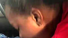 Slutty Bitch Gives Sloppy Blowjob To Cock