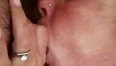 Amateur wife shares sloppy blowjob in homemade video