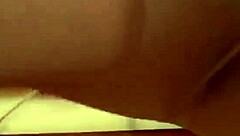 indian girl tries on new stockings in a softcore solo session