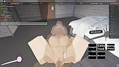 Roblox porn with a big ass blonde getting fucked in different positions