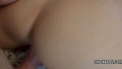 This blonde hottie Jolene is getting her wet pussy fucked hard in POV