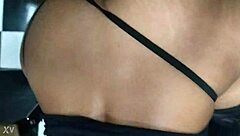 Girl cums and moans on black guy's cock