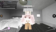 Roblox porn with a beautiful blonde in different positions