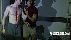 Frat twinks initiation orgy