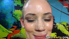 hardcore european blowbang with cumshots 😈