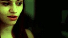 Cutie Brunettes Kiss And Lick Shaved Pussies.