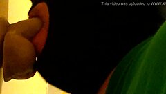 I see gay guy deepthroat dildo in hood