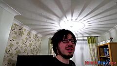 Tricked British Amateur Experiences First Facial in High-Definition Reality Scene