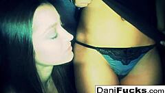 i feel dani's big tits and ass during her first anal play