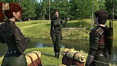 Gang Bang With Russah Safada Featuring Anal DP And Train