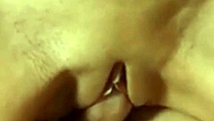 Redhead amateur squirts jets from swollen pussy lips