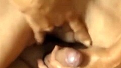 Redhead amateur squirts jets from swollen pussy lips