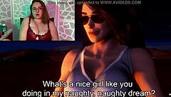 Harlot Hayes’ sensual encounter with an Overwatch-inspired futanari cartoon