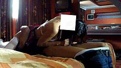 Schoolgirl gets fucked hotly in hotel!