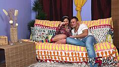 Cock Sucking Pro Swallows Cum Deeply