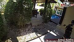 Blonde teen on vacation gets subtly fucked by German friend in POV first time