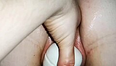 I fisted my wife's pussy and she squirted everywhere, oh my