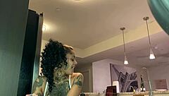 Scandi amateurs in wild anal orgy