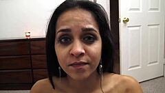 Abby Lee Brazil Sexy Latina POV Blowjob and Huge Multi-Rope Messy Facial