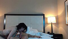 Can this petite teen handle riding a huge cock?