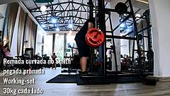 Back Workout in Thong