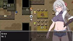Outdoor anime humiliation: Grace in the labyrinth town part 3