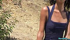 Jada Doll, a petite black beauty, gives a deep blow job to a well-endowed man in a group sex scene