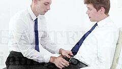 Hairy twink gets oiled up for hardcore missionary sex