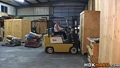 Gay hunk interacts with black partner in high definition group setting