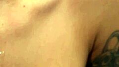 brunette assists in making a mess