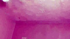 Dirty milf slut spits cum on her big tits in cuckold scene