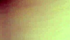 Dirty milf slut spits cum on her big tits in cuckold scene