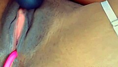Black cock lover gets facial and doggystyle sex with bartender