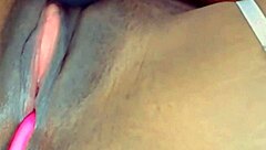 Black cock lover gets facial and doggystyle sex with bartender