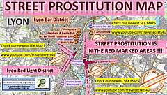 This blowjob sex map in Lyon France highlights teen prostitutes, brothels, and streetworkers.