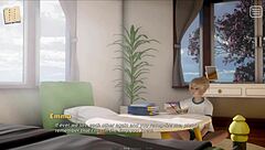 Blonde Lover Sucks Big Tits