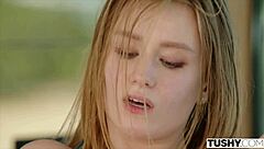 Tushy Lovely Lily Has Anal Escapade At Bachelorette Getaway.